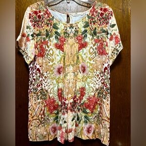 NWOT Soft Surroundings floral blouse